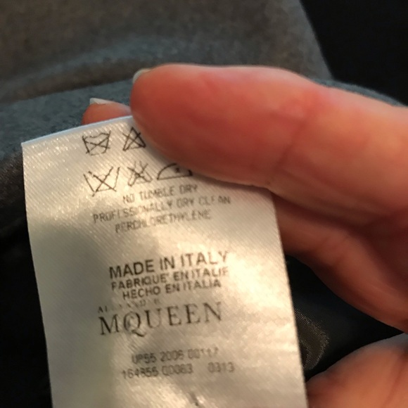 Alexander McQueen Avante garde fashion show item skirt grey size 40 $1490 - Picture 4 of 12